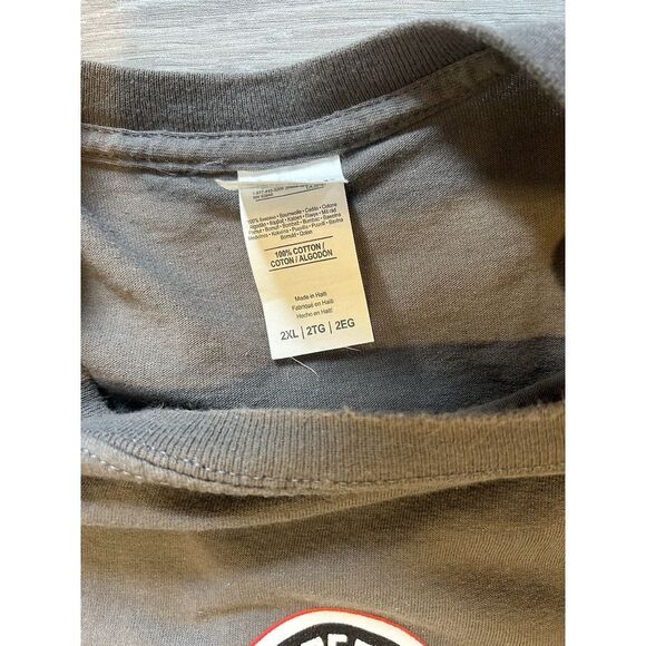 Mac's Speed Shop Hog on a Harley T-Shirt Men's 2XL Gray - Picture 4 of 4